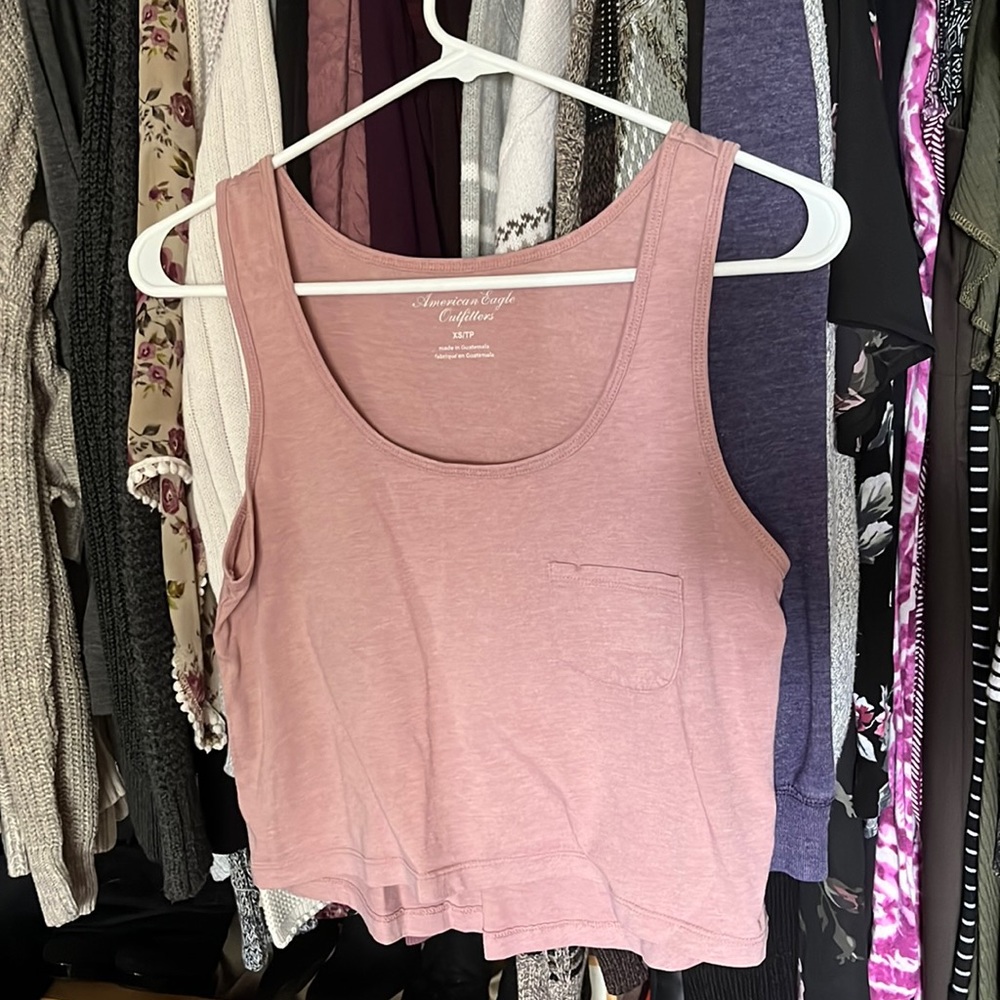 Mauve pink American Eagle tank
